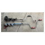 2 Ice Fishing Augers