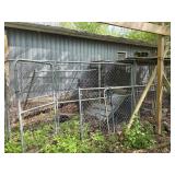 Dog pens and contents cleaning right to area