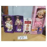 4 Dolls in Original Boxes