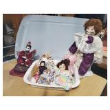 Assorted Dolls in Various Sizes