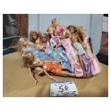 Assorted Barbie Dolls