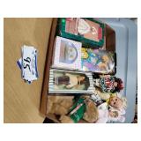 Mixed Lot of Boxed Dolls and Plush Bear