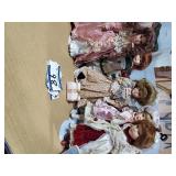 Assorted Lot of Porcelain Dolls