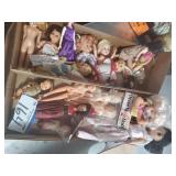 Large Mixed Lot of Dolls