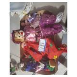 Assorted Clown Dolls