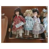 Lot of Porcelain Dolls