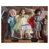 Lot of Assorted Dolls
