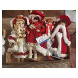 4 Holiday Dolls