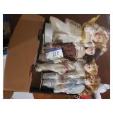 4 Dolls with Stands