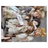 Mixed Lot of Porcelain Dolls