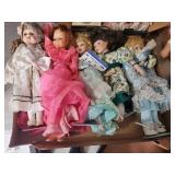 5 Assorted Dolls