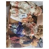 Lot of Assorted Dolls