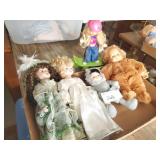 Lot of Assorted Dolls