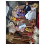 Large Lot of Unboxed Barbie & 1 Ken Doll
