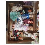 Box of Assorted Dolls