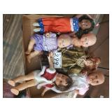 Lot of Assorted Dolls