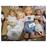 Lot of Assorted Dolls