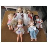 Lot of Assorted Dolls