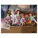 Lot of Assorted Dolls