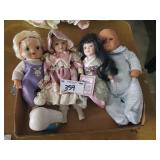 Lot of 4 Assorted Dolls
