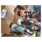 Mixed Lot of Dolls with Stands