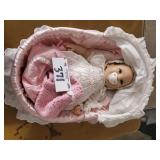 Baby Doll in Bassinet