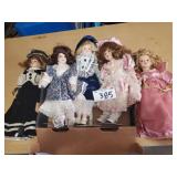 Mixed Lot of Porcelain Dolls
