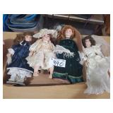 Mixed Lot of Victorian Era Dolls