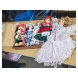 Assorted Dolls & Minnie Mouse