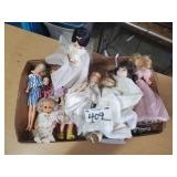 Box of Assorted Dolls