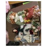 Lot of Assorted Dolls