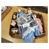 4 Assorted Dolls