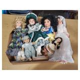 Lot of Assorted Dolls