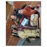 4 Native American Dolls & Other Dolls (see photo)