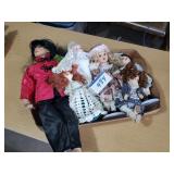 Lot of Assorted Dolls