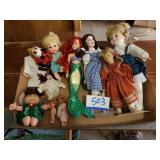 Lot of Assorted Dolls