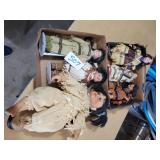 7 Native American Dolls