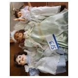 Lot of 3 Dolls