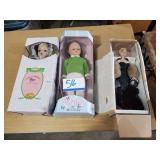 3 Dolls in Original Boxes