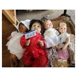 Lot of Assorted Dolls