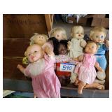 Lot of Various Dolls