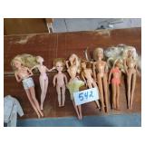 Lot of Unboxed Barbie Dolls