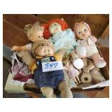 Cabbage Patch Dolls & Other Assorted Dolls