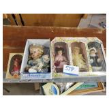 3 Pc Doll Set in Box, 2 Additional Dolls in Box
