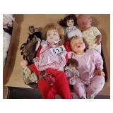 Lot of Assorted Dolls