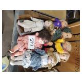 7 Assorted Dolls