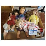 Mixed Flat of Dolls