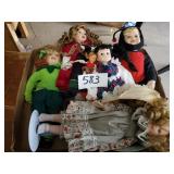 Lot of Assorted Dolls