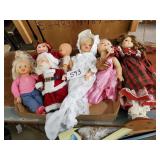 Mixed Lot of Dolls & Santa Doll