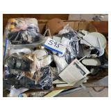 Lot of Doll Shoes, Accessories & Stands